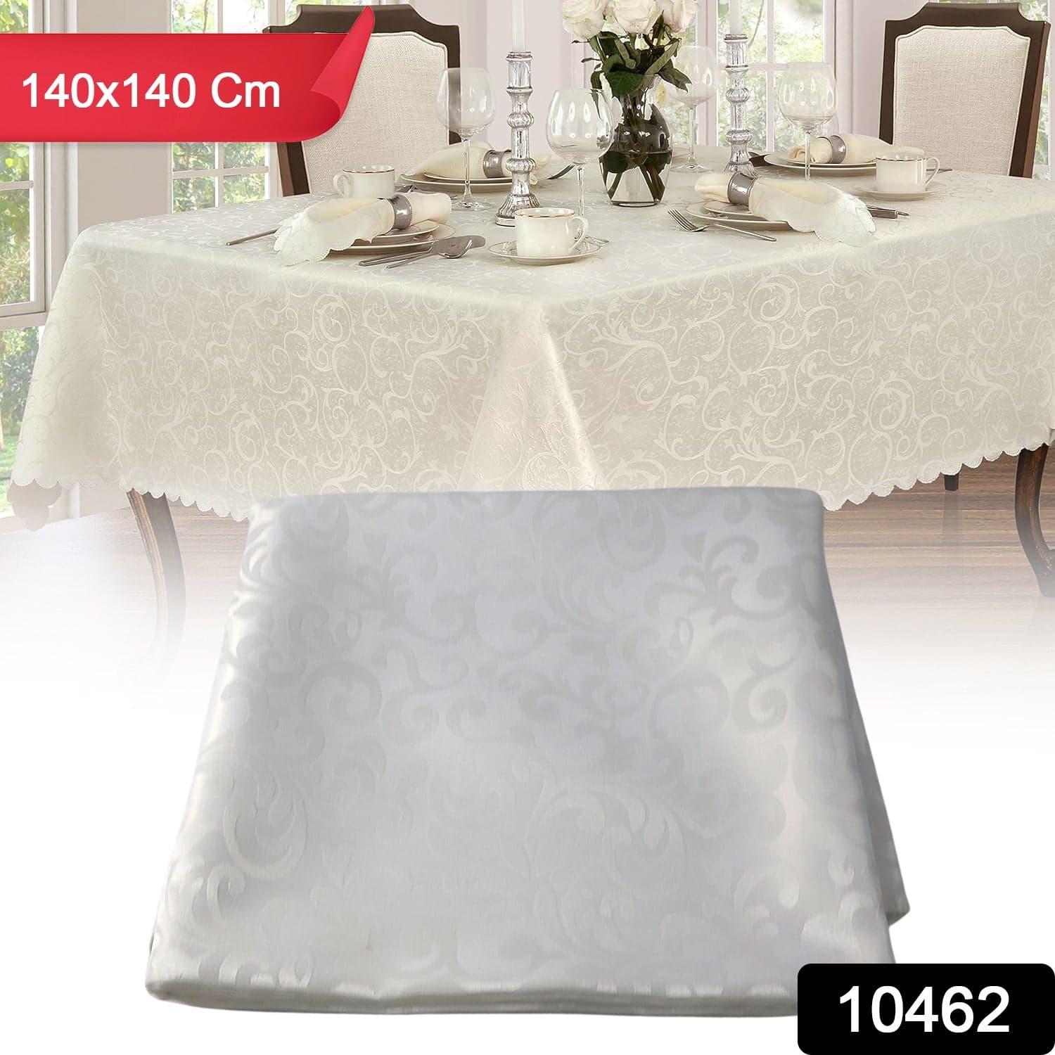 Reusable Table Cloth / Cover for Dining Picnic (140—140 Cm / 1 Pc) thumbnail 2