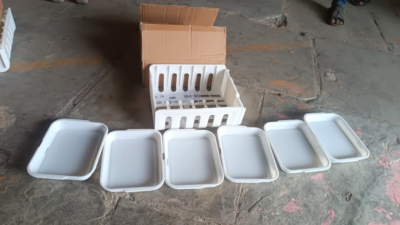 Plastic 6 Layer Wall-Mounted Food Organizer Rack (1 Set) thumbnail 9