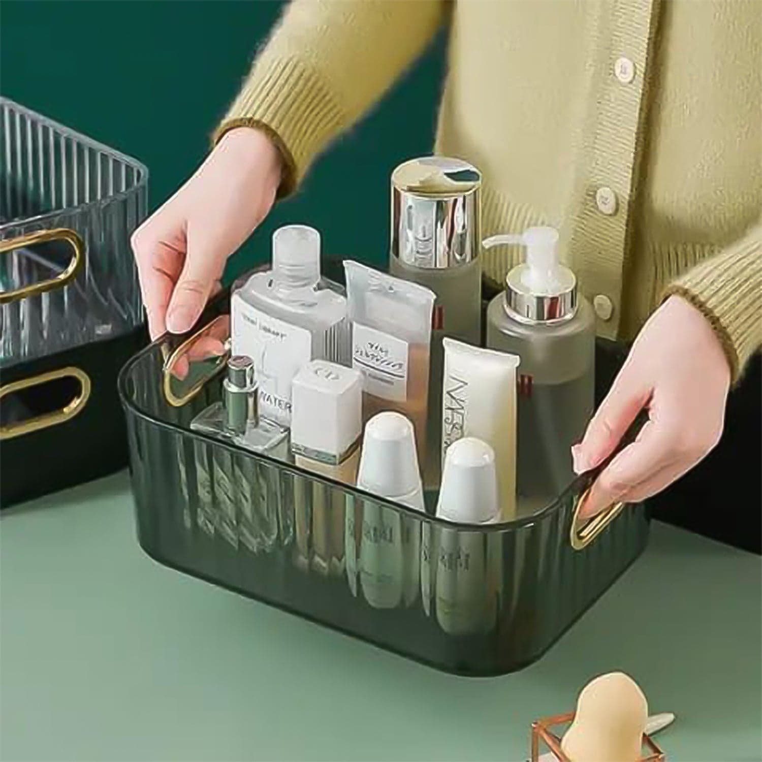 Transparent Storage Basket 1Pc thumbnail 3