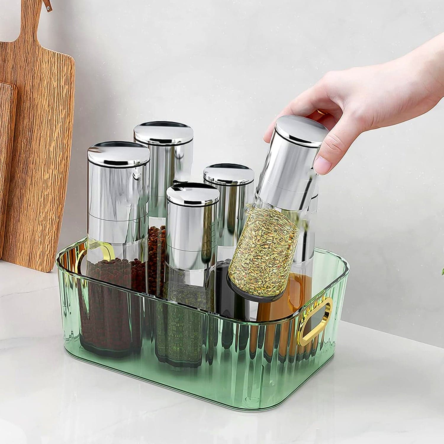 Transparent Storage Basket 1Pc thumbnail 6