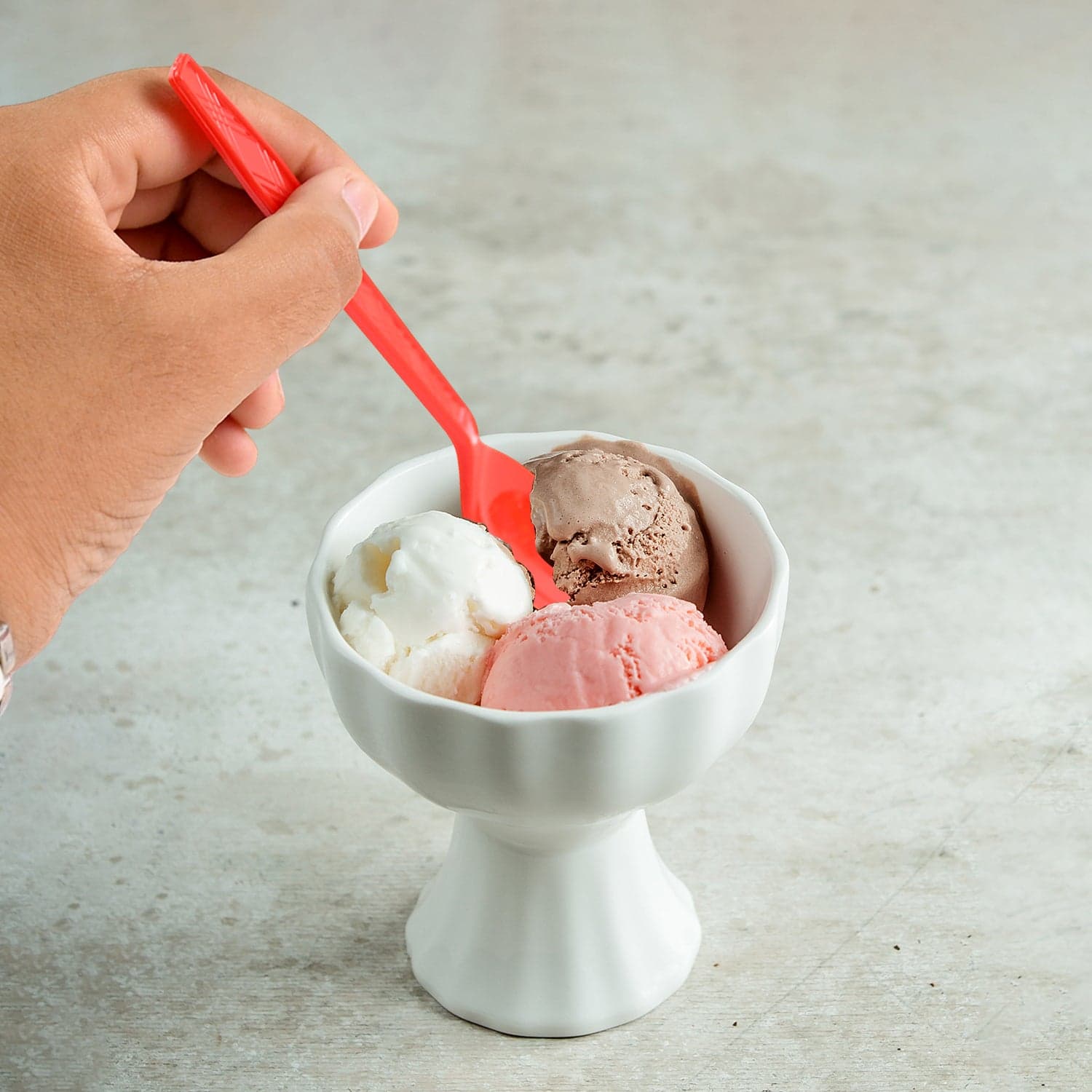 Reusable Home Dining Plastic Spoons 8 Pc thumbnail 4