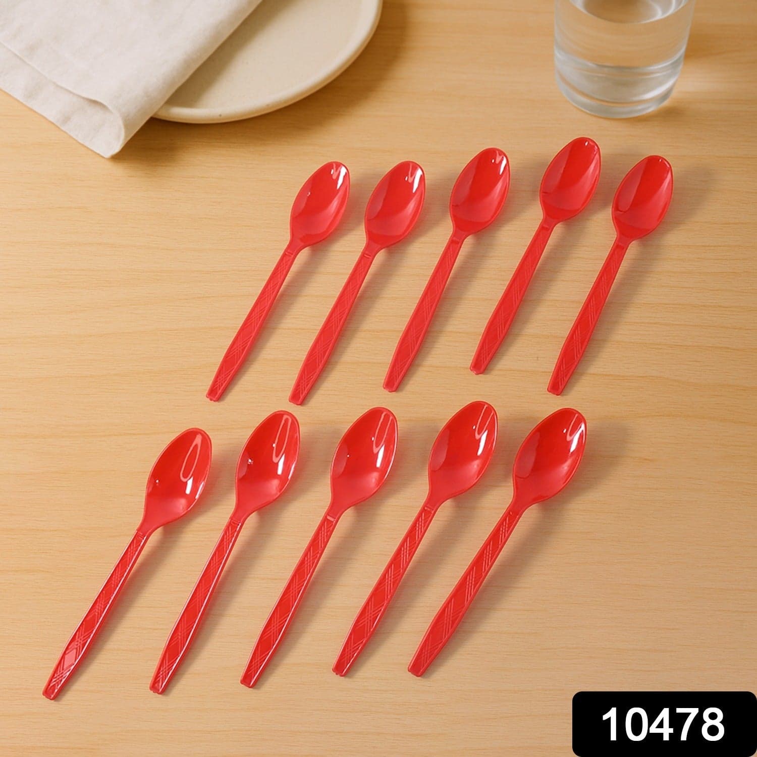 Reusable Food Grade Plastic Spoons 24 Pc thumbnail 1