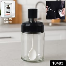 Glass Jar With Spoon 250Ml