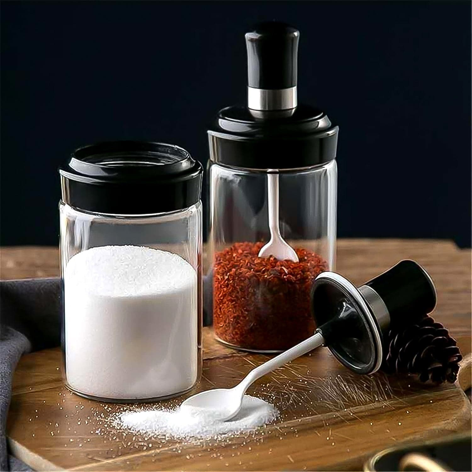Glass Jar With Spoon 250Ml thumbnail 5