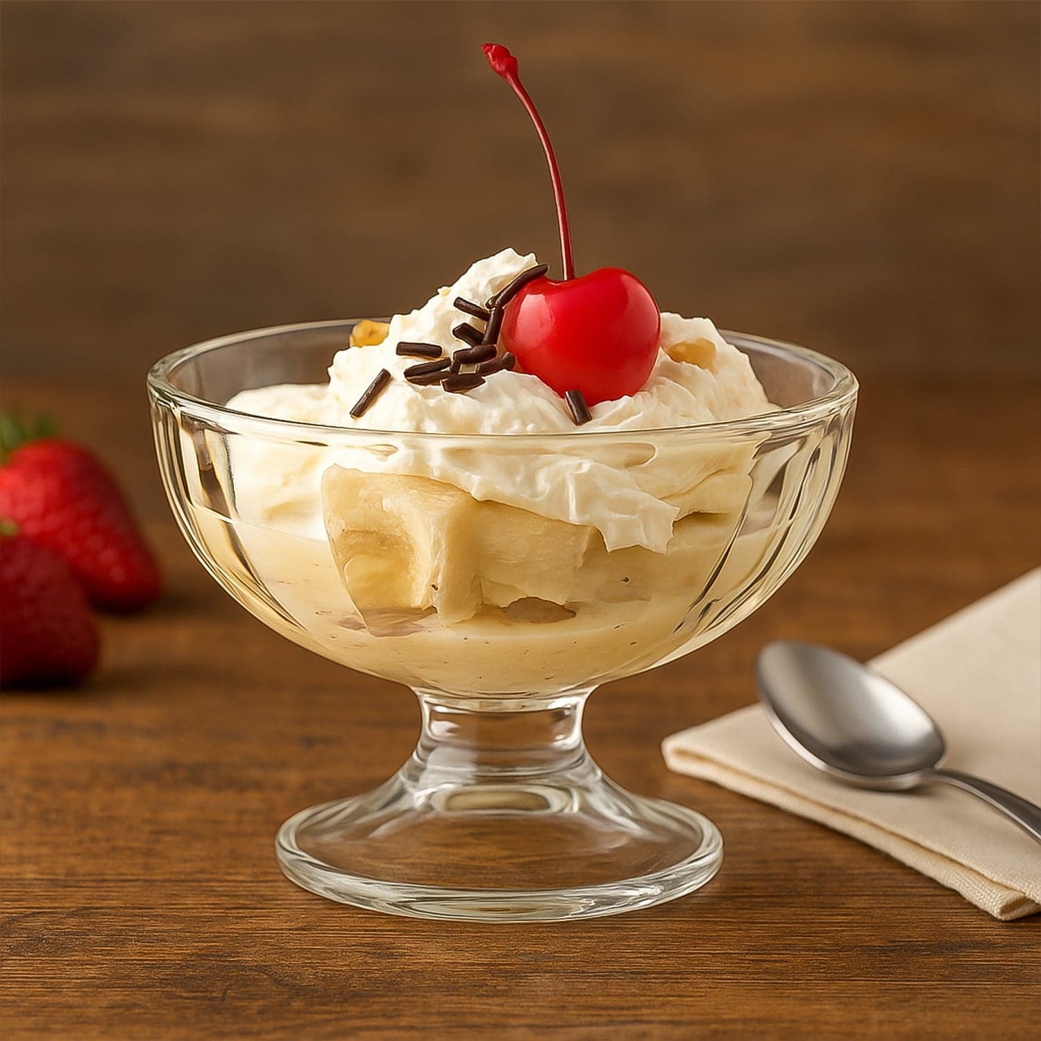 Premium Glass Ice Cream Dessert Bowl 6 Pc Set thumbnail 3