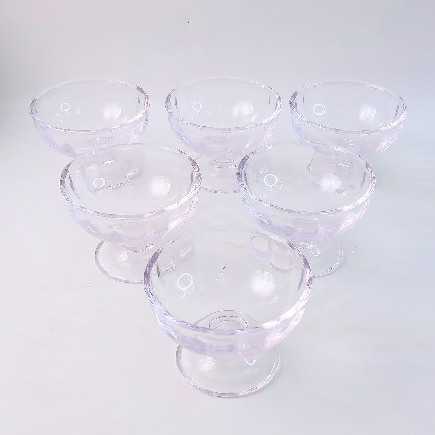 Premium Glass Ice Cream Dessert Bowl 6 Pc Set thumbnail 4