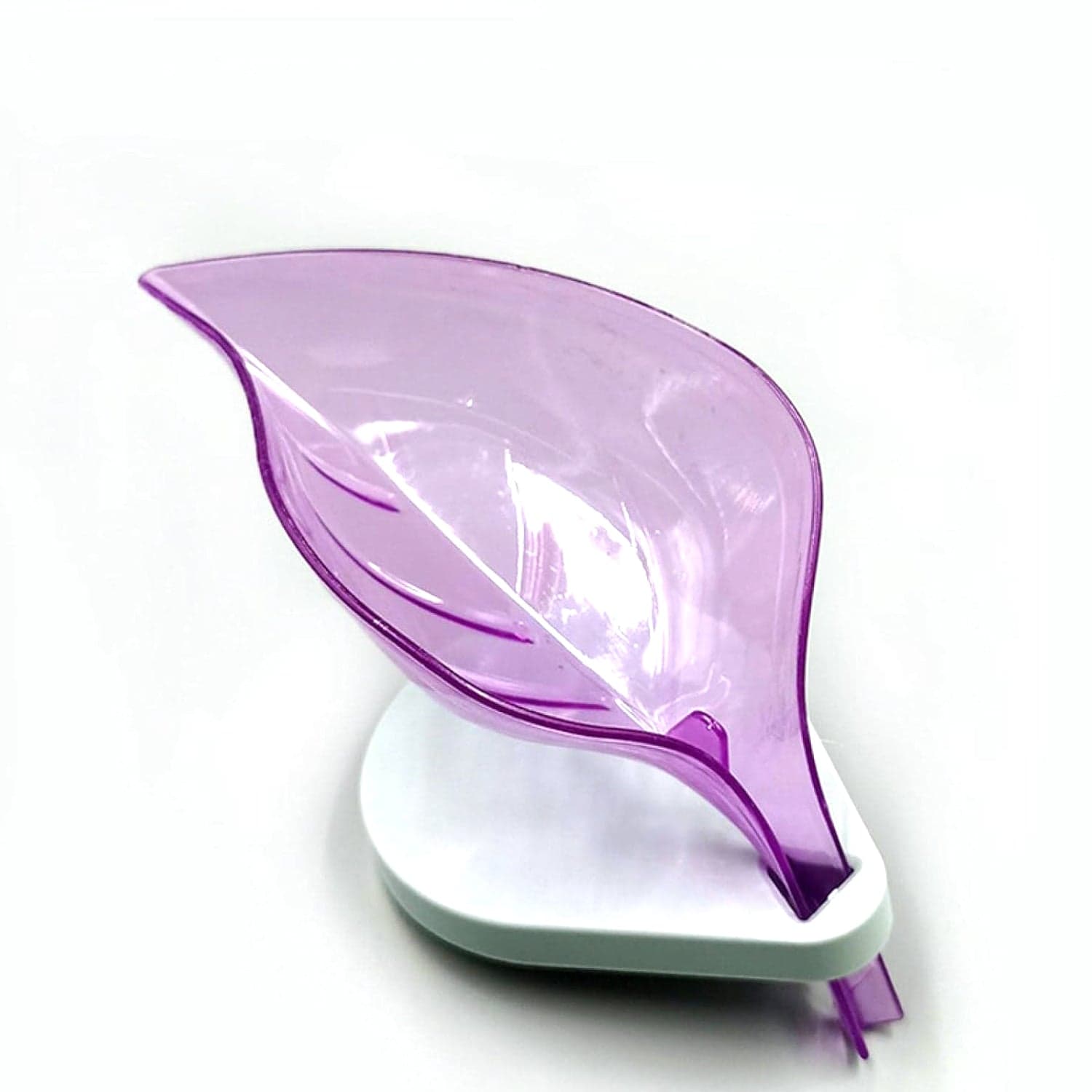 Soap Tray Self Draining Leaf Soap Box Storage Soap Box Rack Leaf Laundry Soap Box With Suction Cup thumbnail 4