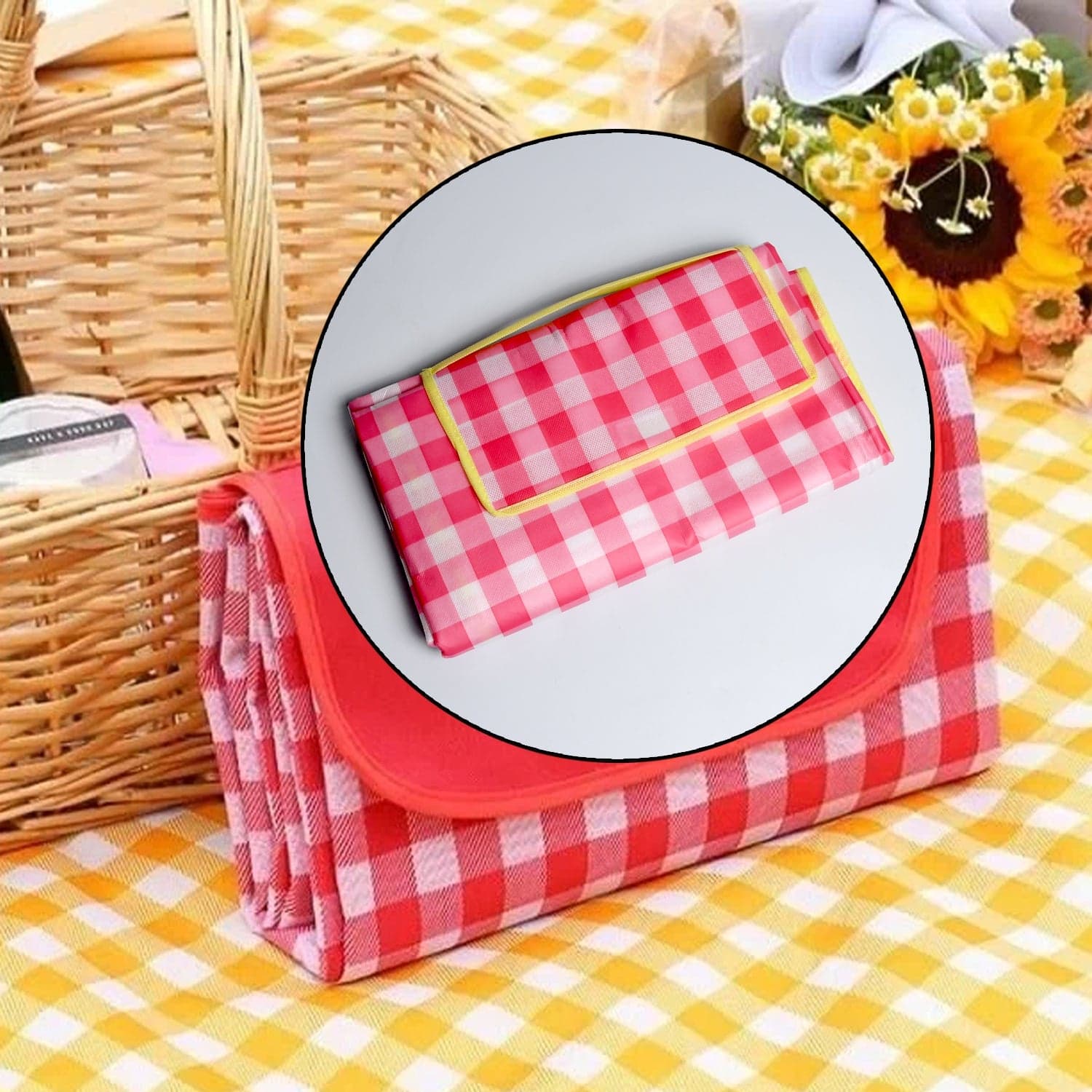 Picnic Blanket Beach Mat Waterproof Blanket Foldable Picnic, Beach, Camping thumbnail 1