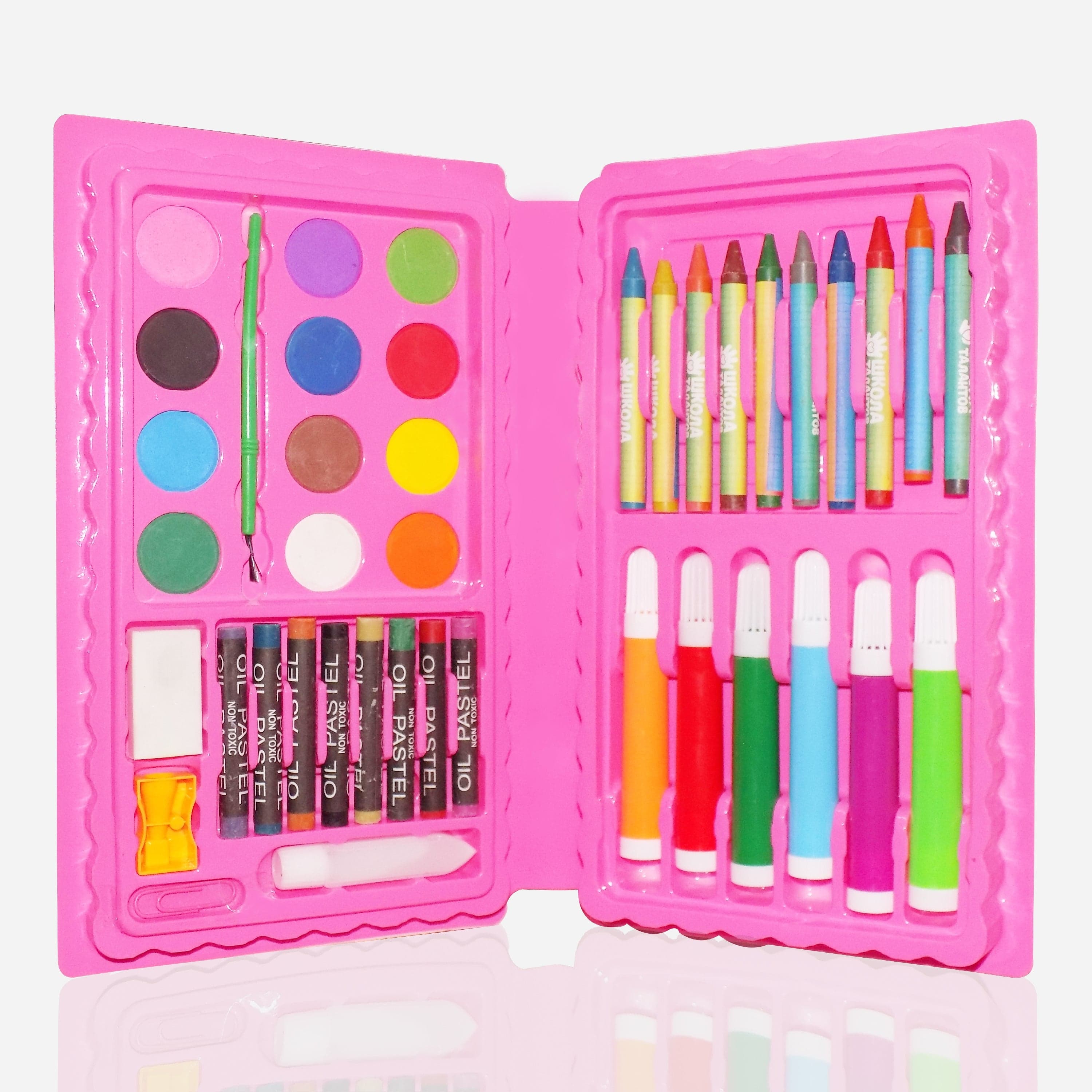 Coloring Combo Colors Box Color Pencil, Crayons, Water Color, Sketch Pens Set of 42 thumbnail 4
