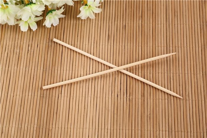 Camping Wooden Color Bamboo Bbq Skewers Of 20Cm Barbecue Shish Kabob Sticks For Fruit thumbnail 5