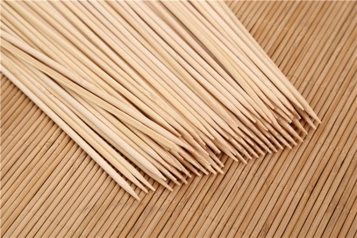 Camping Wooden Color Bamboo Bbq Skewers Of 20Cm Barbecue Shish Kabob Sticks For Fruit thumbnail 7