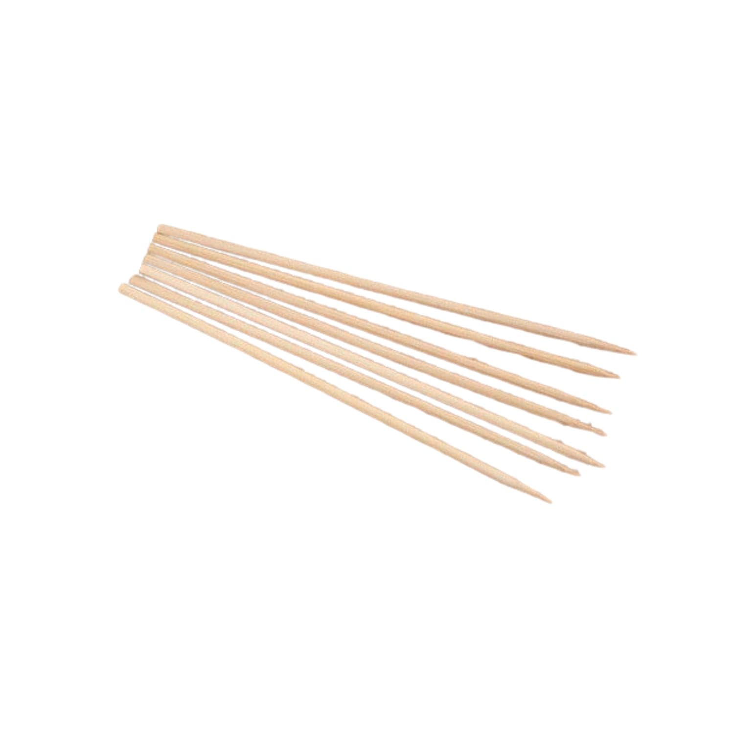 Camping Wooden Color Bamboo BBQ Skewers Barbecue Shish Kabob Sticks Fruit Kebab Meat Party Fountain Bamboo BBQ Sticks Skewers Wooden (30cm) thumbnail 4