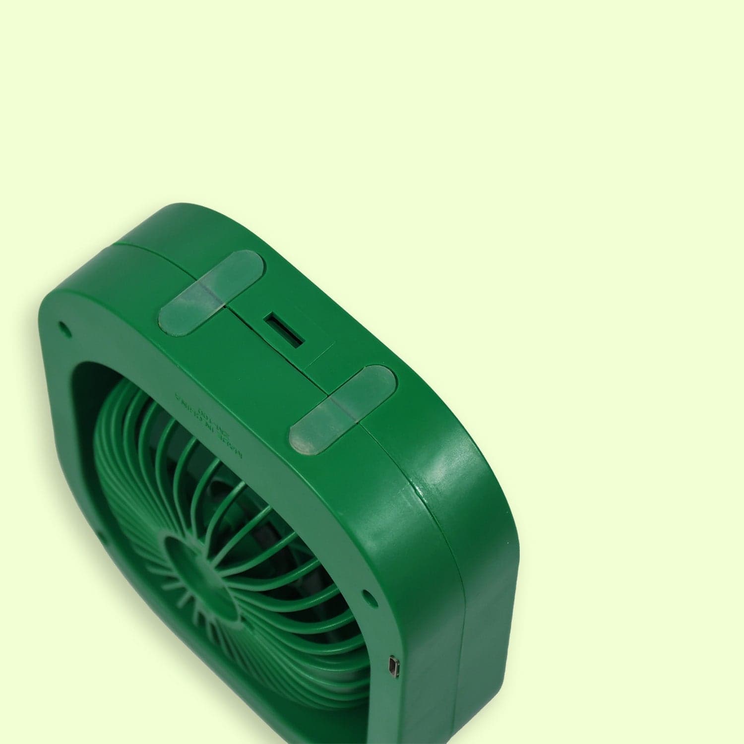 Portable Usb Fan - Rechargeable, 2-Speed 180° Rotating Quiet Personal Fan For Travel, Car, And Outdoors (Battery Not Included) thumbnail 3