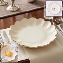 Lotus Flower Decorative Serving Tray the Elegant Snack & Dry Fruit Platter