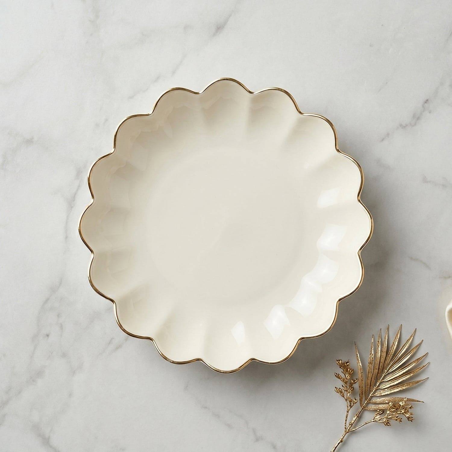 Lotus Flower Decorative Serving Tray the Elegant Snack & Dry Fruit Platter thumbnail 8
