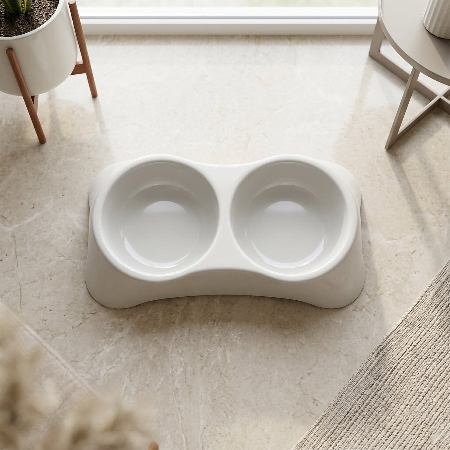 Pet Double Bowl Feeder the Anti-Slip Design for Easy Feeding thumbnail 7