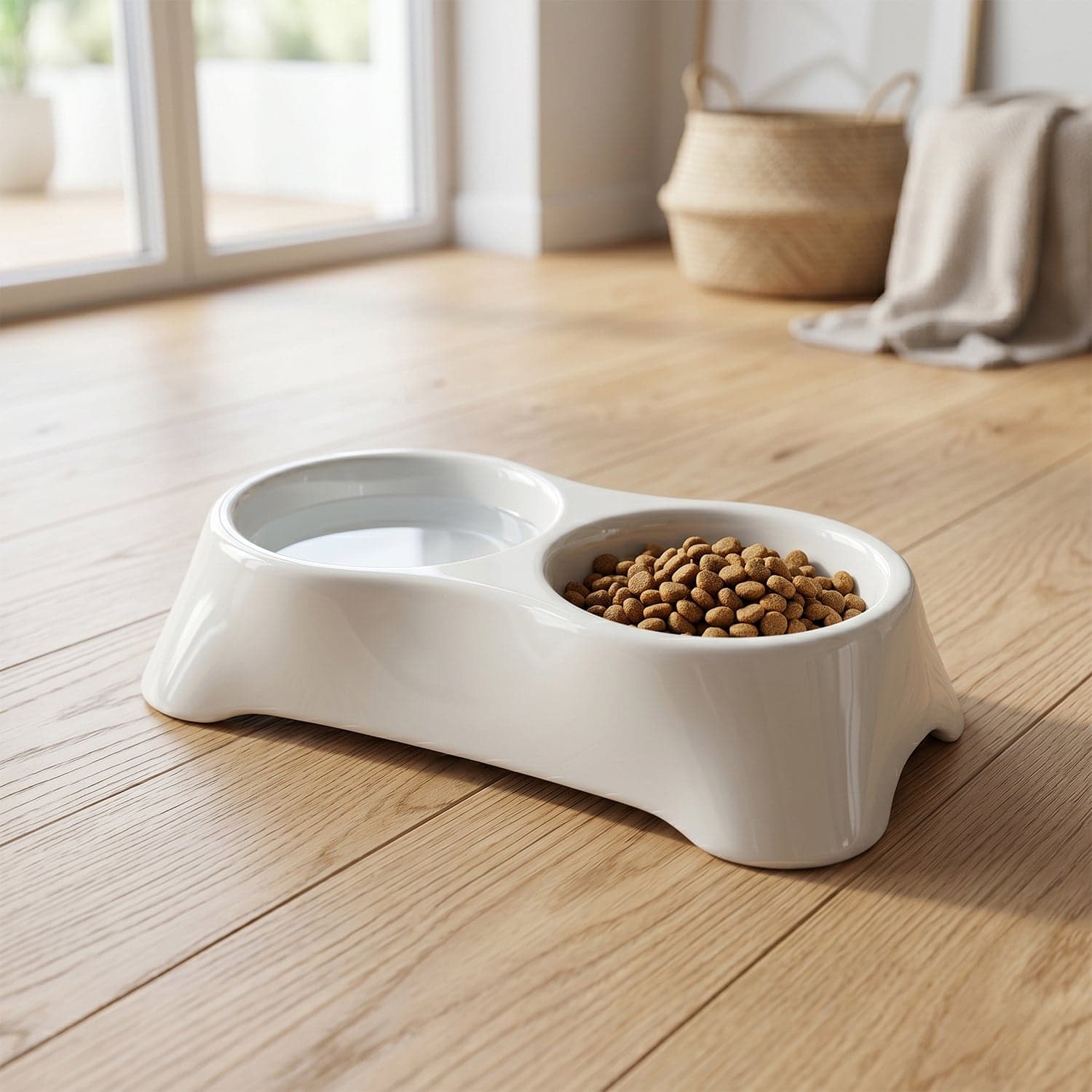 Pet Double Bowl Feeder the Anti-Slip Design for Easy Feeding thumbnail 8