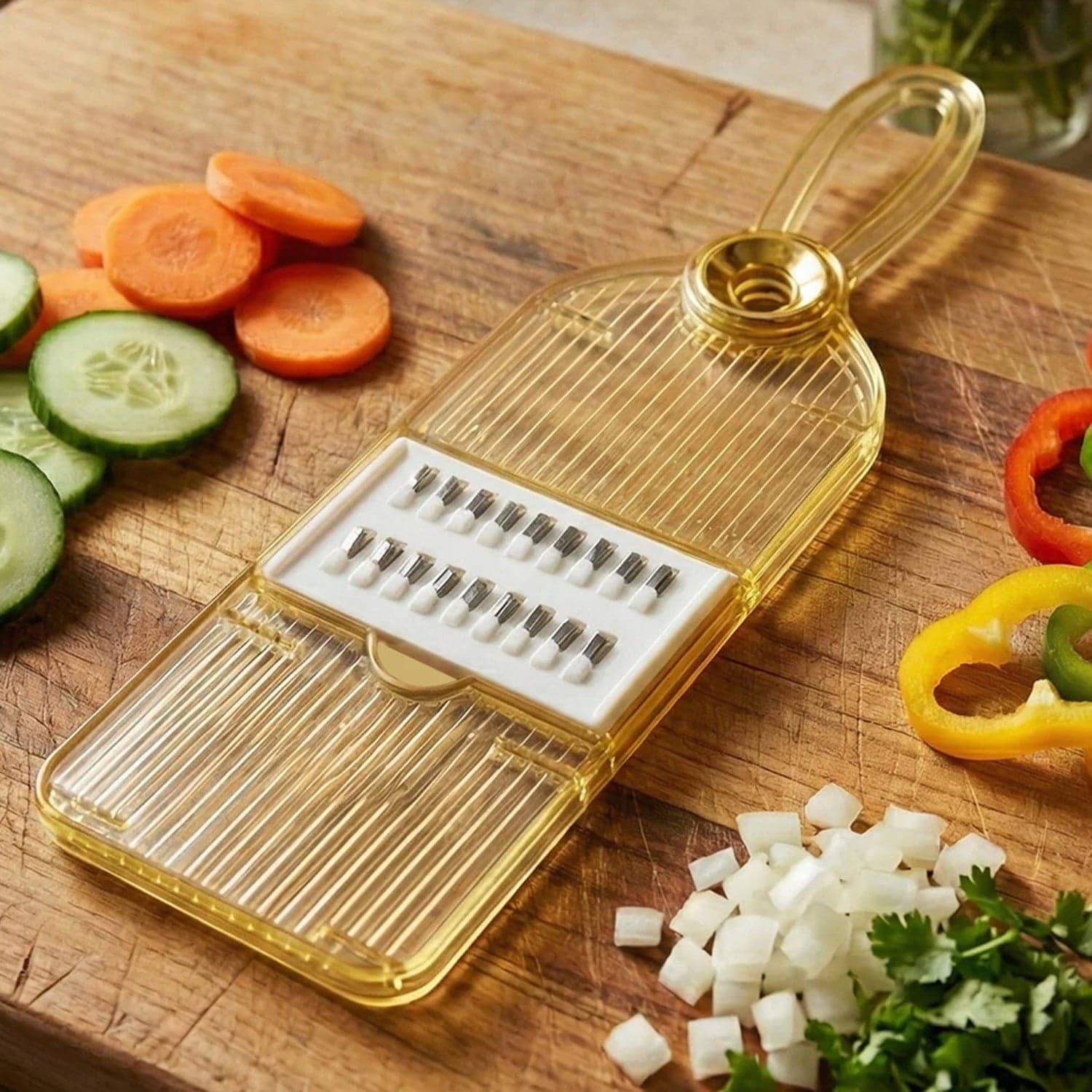 Handheld Vegetable Cutter the Quick & Easy Kitchen Chopping Tool thumbnail 7