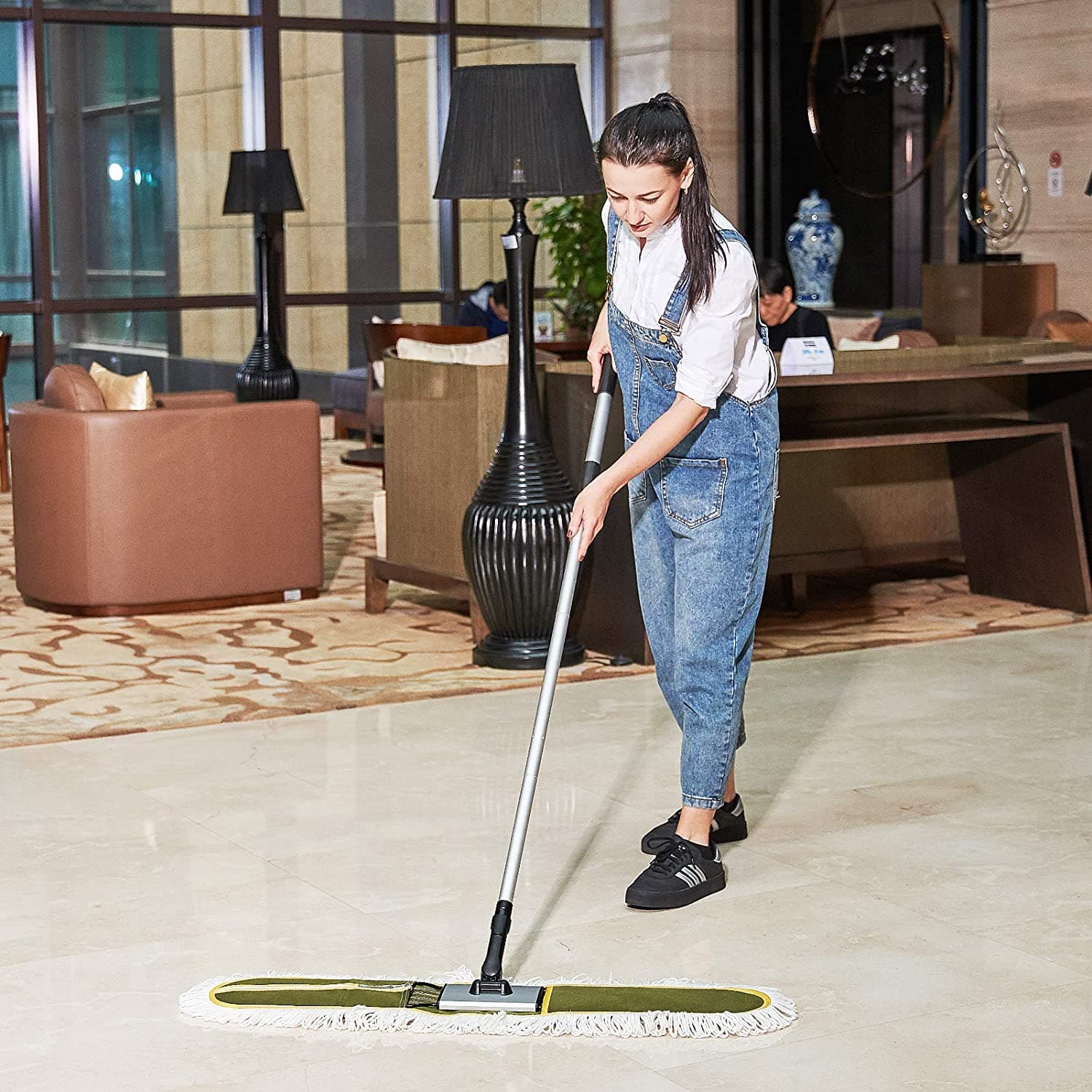 Dust Mop Refill - Replacement Mop Head Only - 50cm X 20cm thumbnail 3