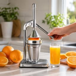 Citrus Juicer the Heavy Duty Manual Press for Maximum Extraction