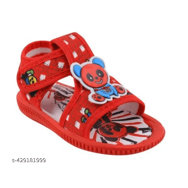 LifeO Unisex Kids Chu-Chu Shoes | Sound Musical First Walking Sandal For Baby Boys & Girls | Stylish Velcro shoes for kids Color Red & Blue Combo Pack of 2 thumbnail 2
