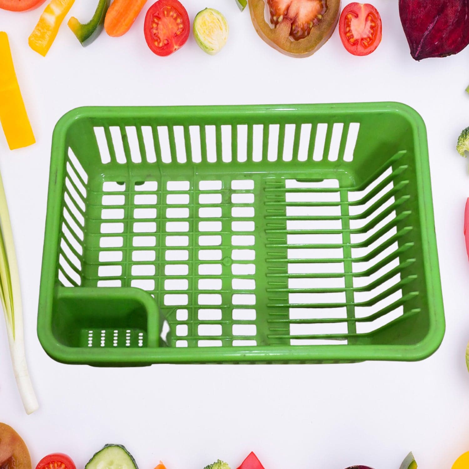Multipurpose Plastic Kitchen Basket, Dish, Vegetables And Fruits Washing, Laundry Cloath Multipupose Organizer Basket (43X30 Cm) thumbnail 6
