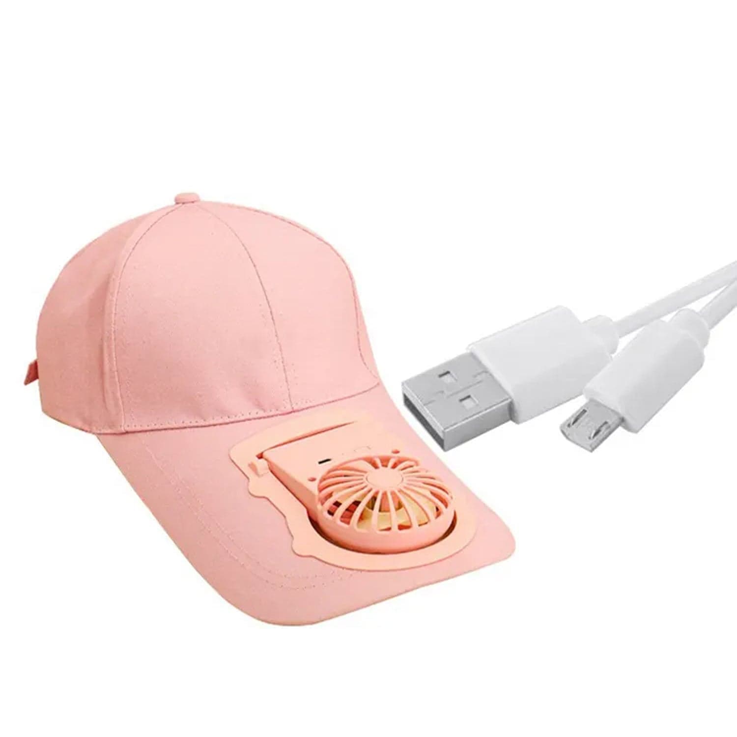 Mini Rechargeable Fan Portable Powered Hat Cap Fan thumbnail 4