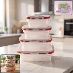 Collapsible Food Storage Container Set the Space-Saving & Airtight