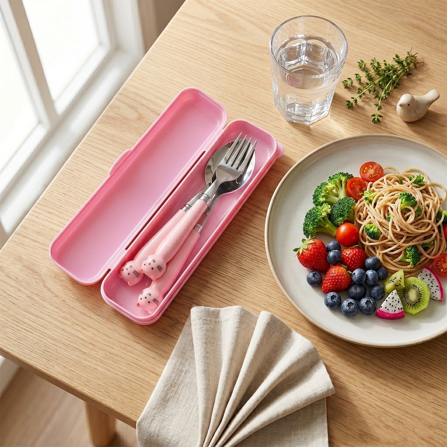 Kids Stainless Steel Cutlery Set the Safe, Durable & Portable thumbnail 7