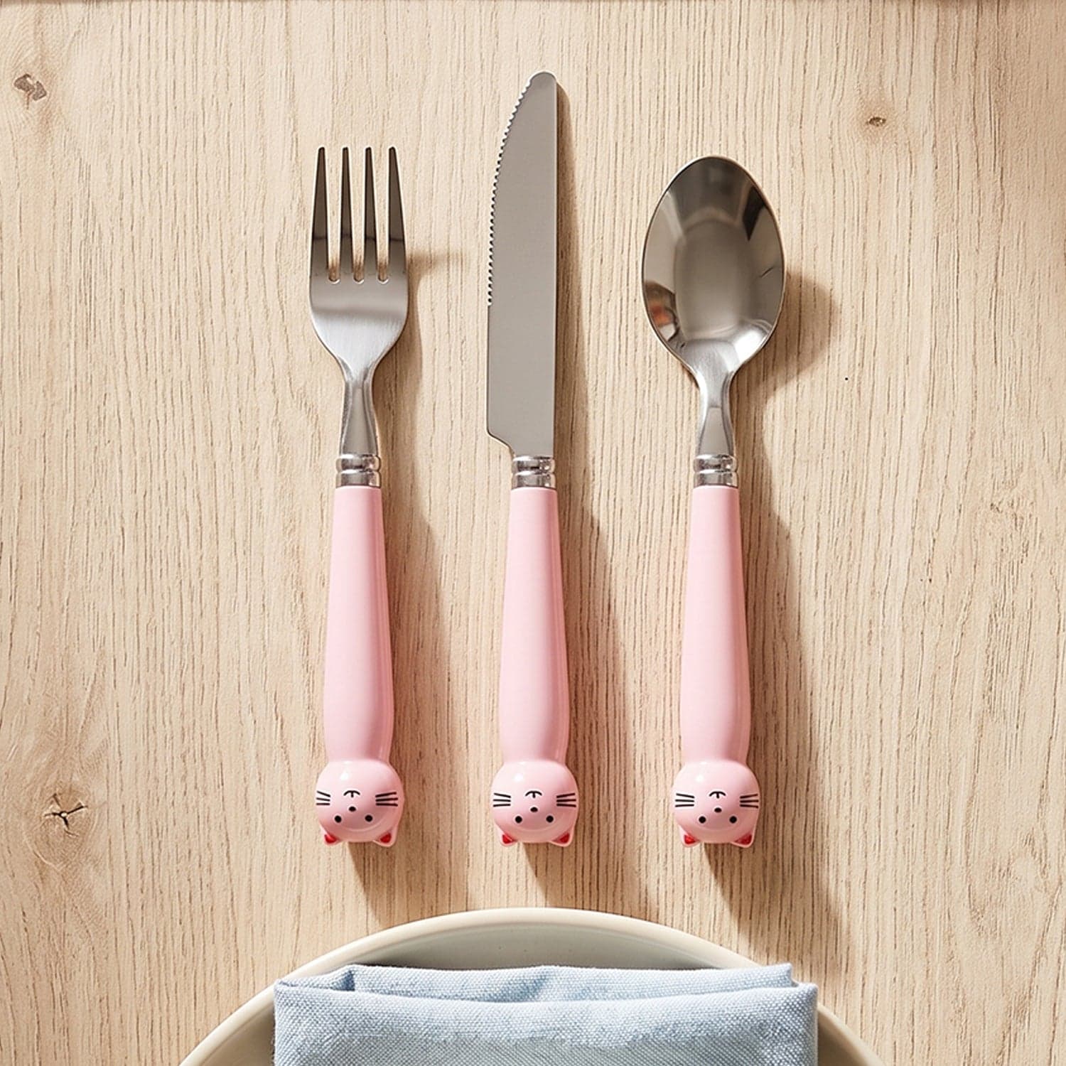Kids Stainless Steel Cutlery Set the Safe, Durable & Portable thumbnail 8