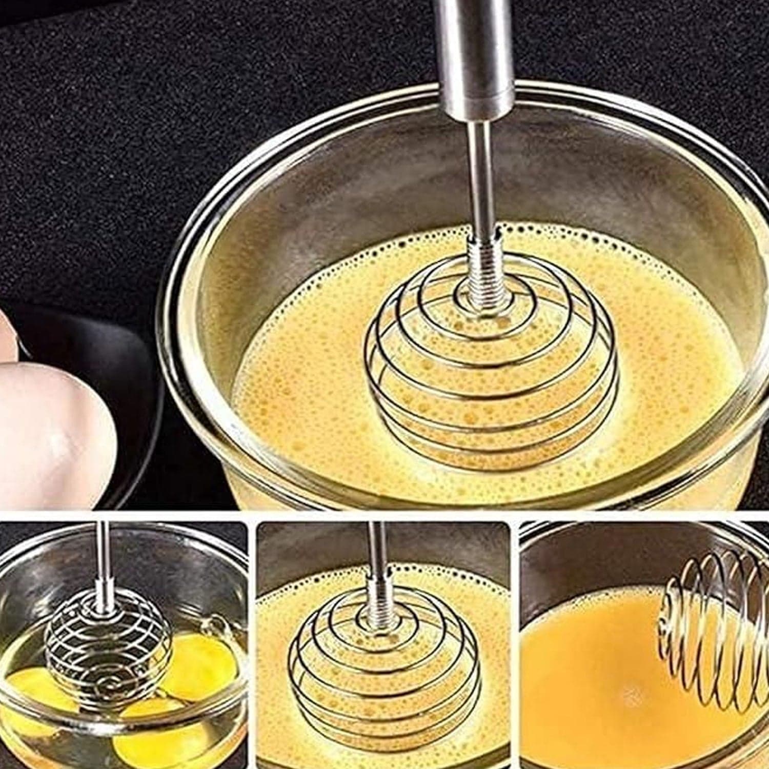Stainless Steel Large Round Spring Whisk the Durable Kitchen Tool thumbnail 4