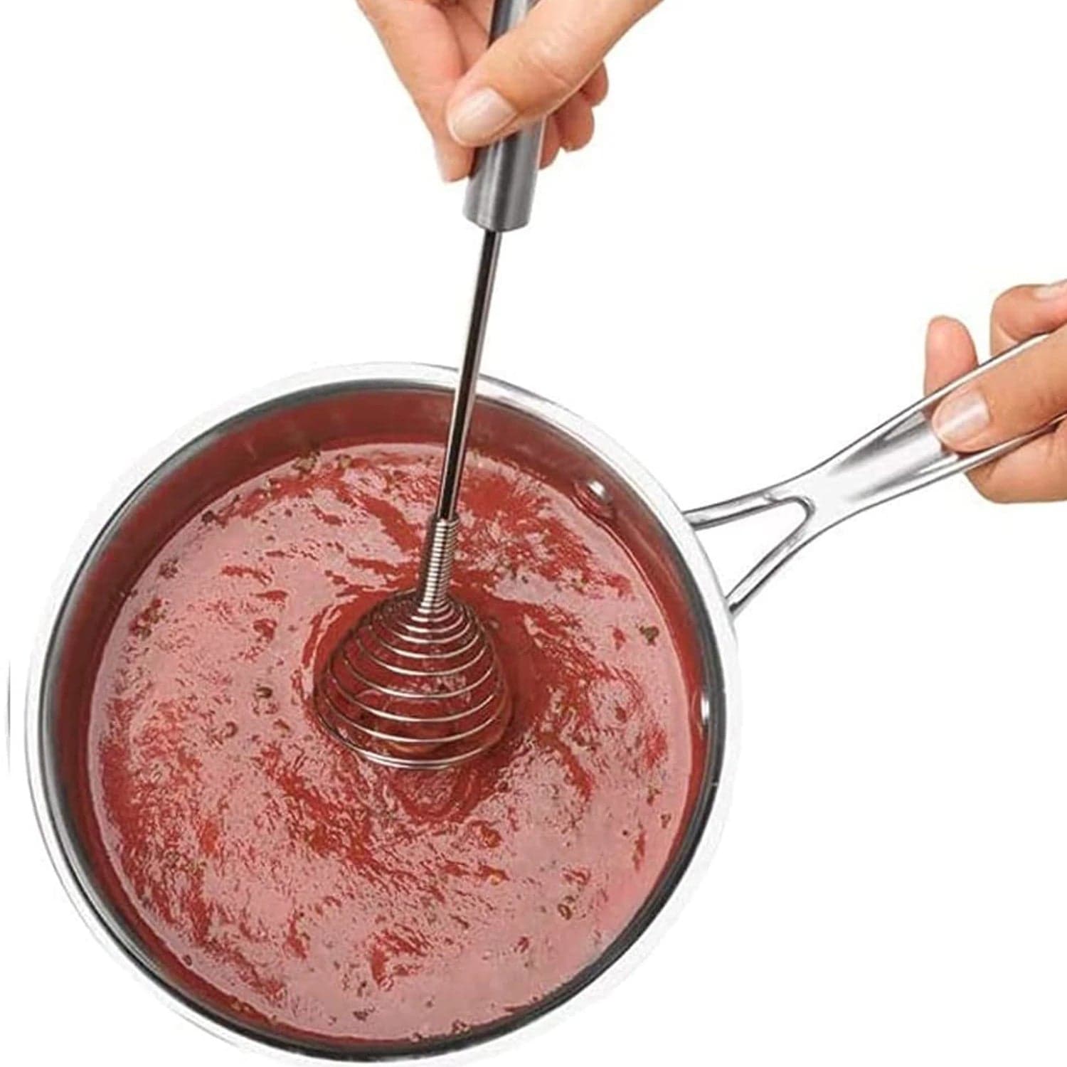 Stainless Steel Large Round Spring Whisk the Durable Kitchen Tool thumbnail 7