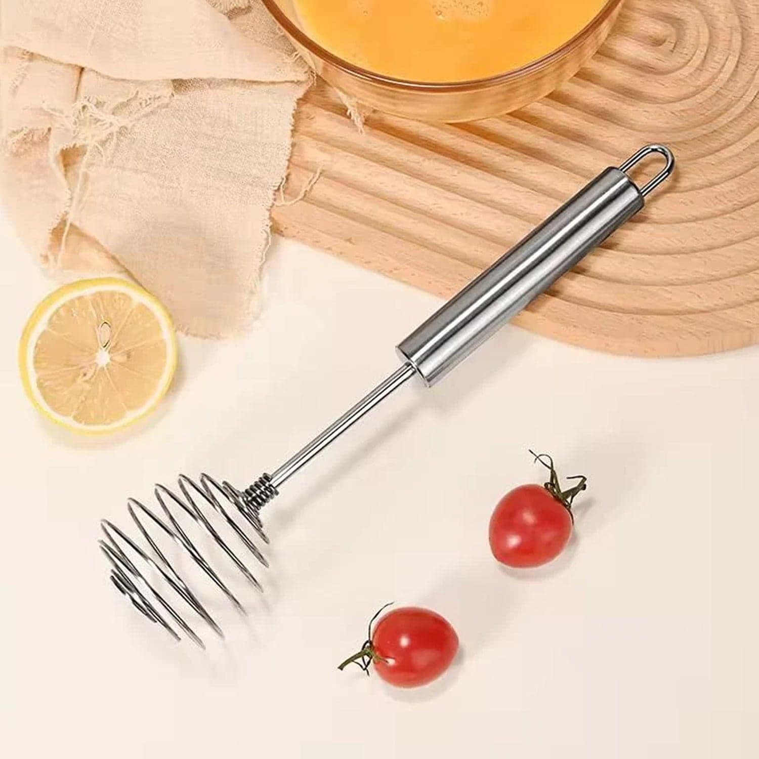 Stainless Steel Large Round Spring Whisk the Durable Kitchen Tool thumbnail 8