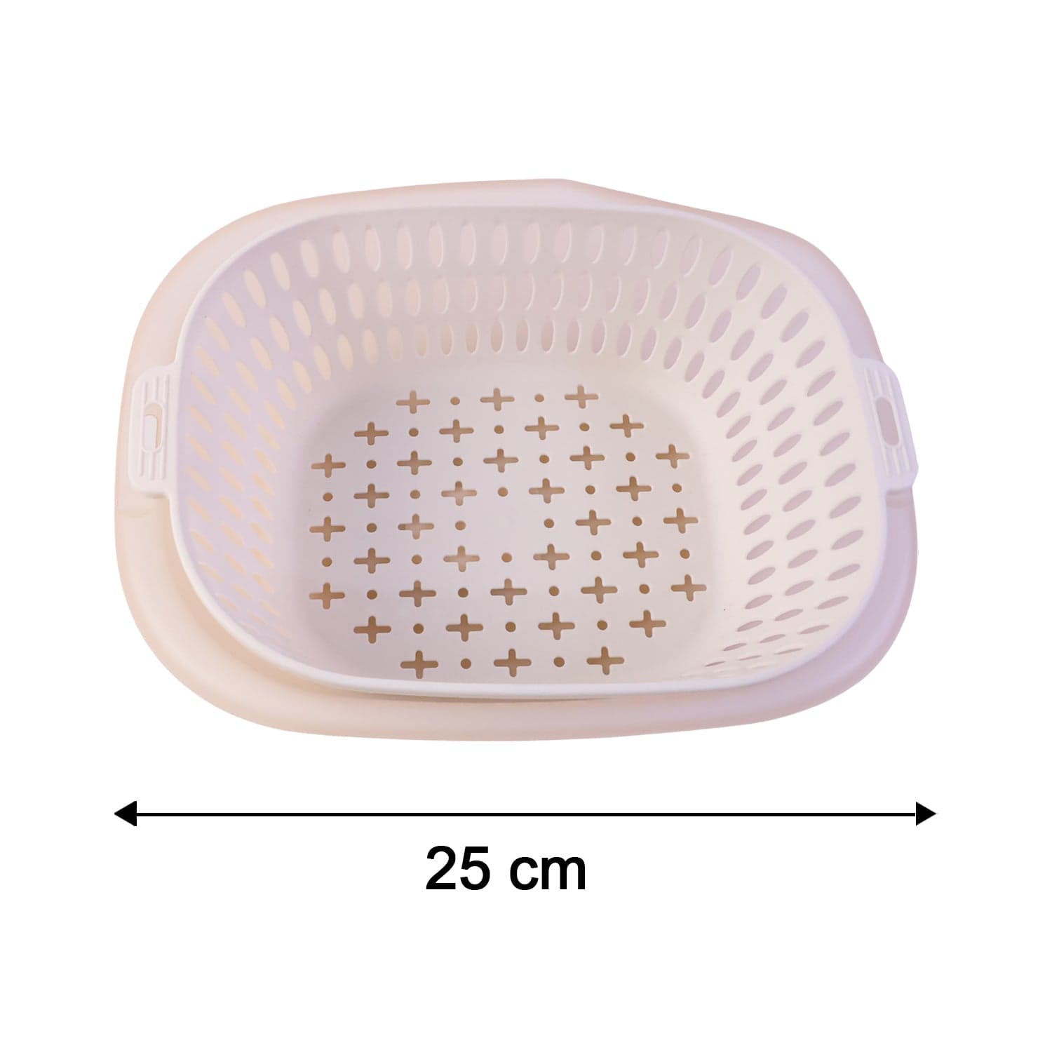 2 in 1 Plastic Double Drain Basket the Multi-Purpose Kitchen Tool thumbnail 6