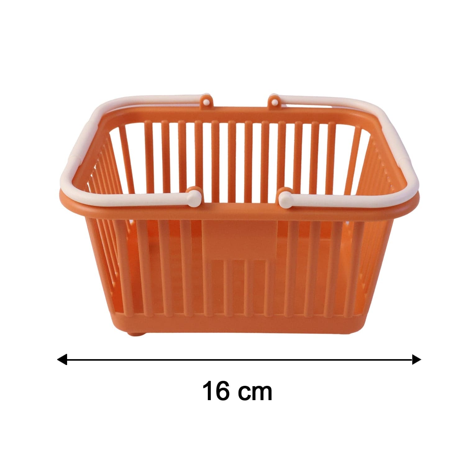 Plastic Storage Basket with Foldable Handles the Compact & Durable Organiser thumbnail 6