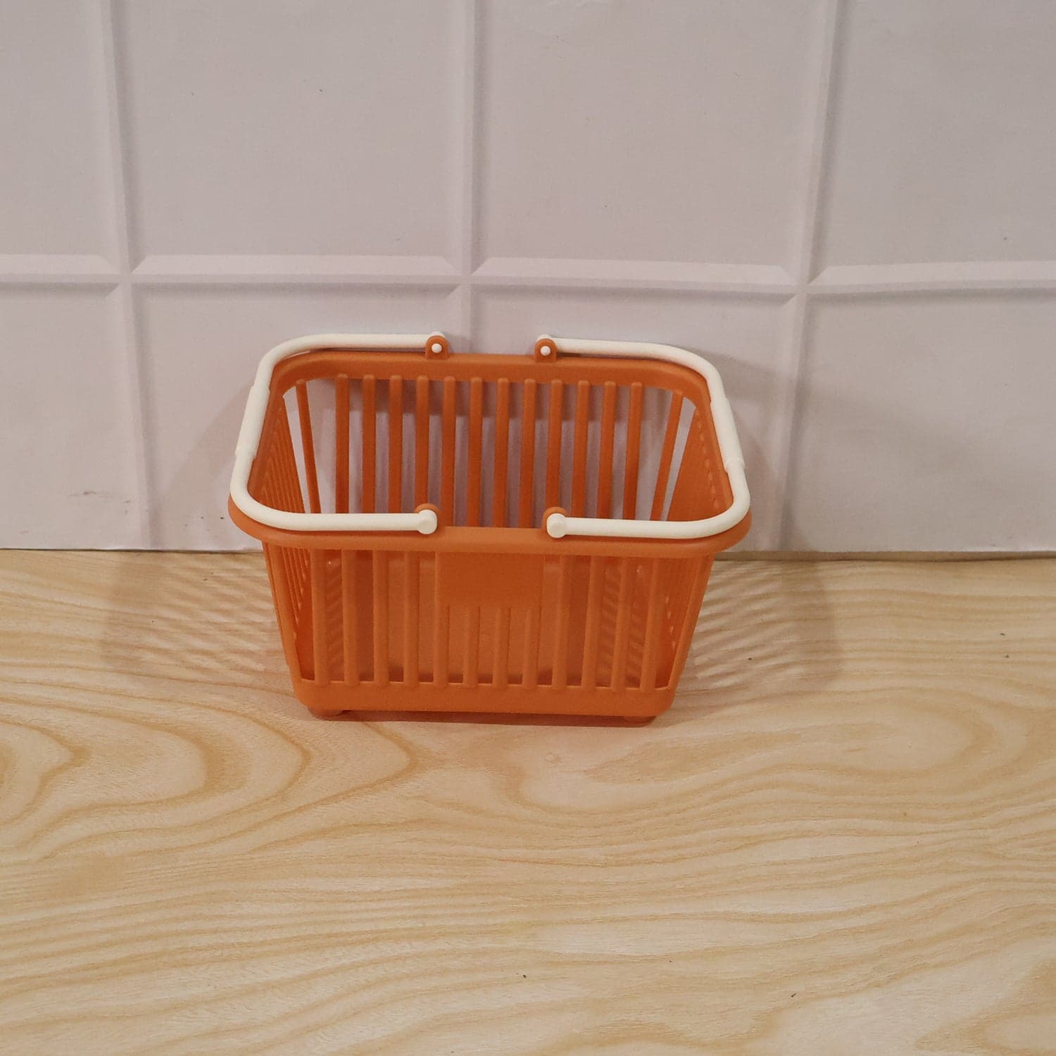 Plastic Storage Basket with Foldable Handles the Compact & Durable Organiser thumbnail 9