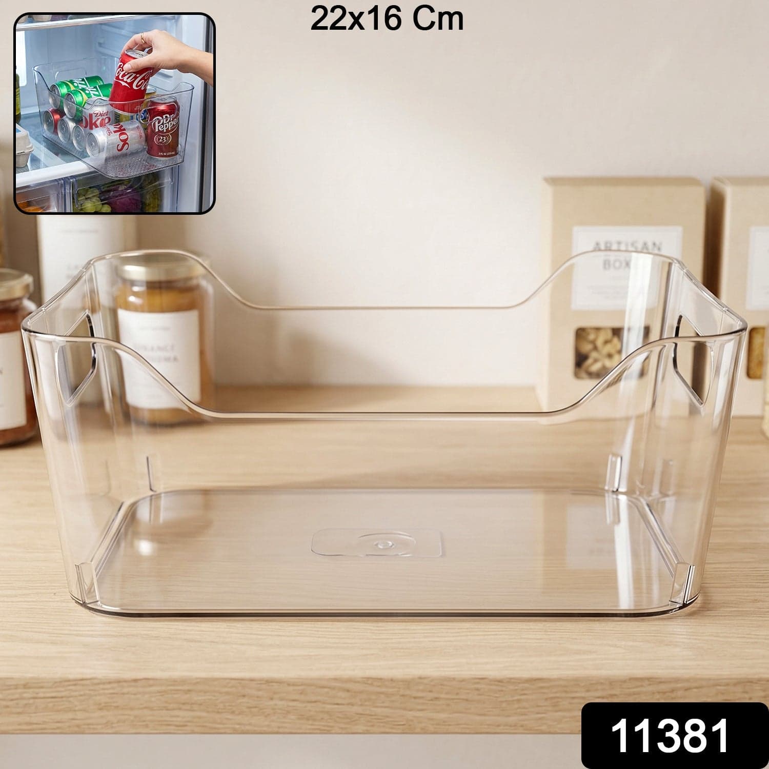 Plastic Storage Box Organizer the Durable & Space-Saving with Handle thumbnail 2