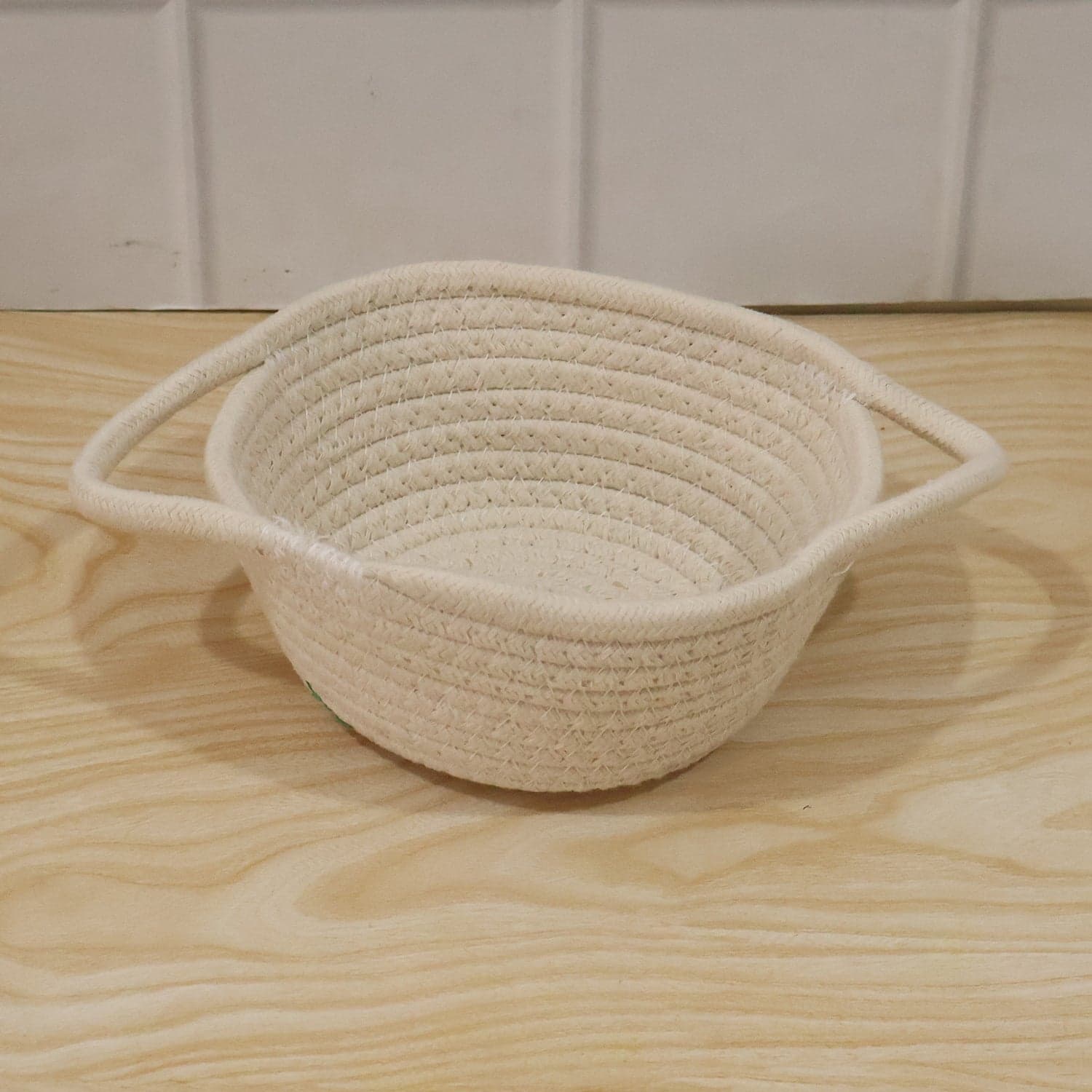 Storage Basket The Handwoven Cotton Rope For Organizing And Decoration thumbnail 2