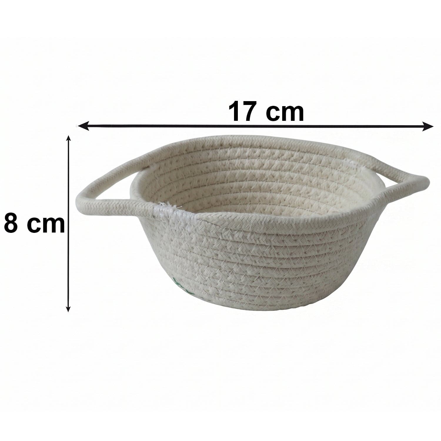 Storage Basket The Handwoven Cotton Rope For Organizing And Decoration thumbnail 5