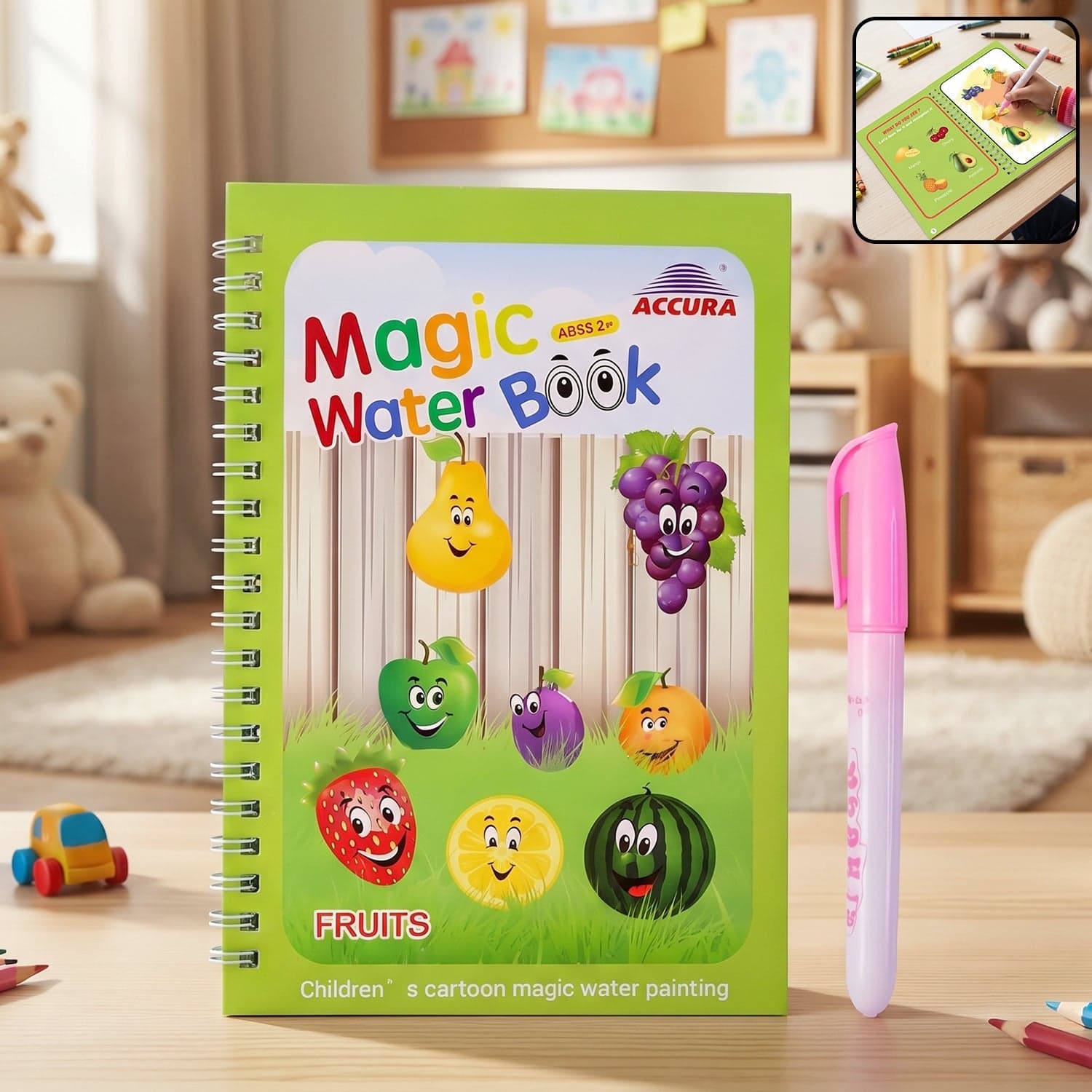 Kids Reusable Water Painting Book Set the Mess-Free Creative Fun