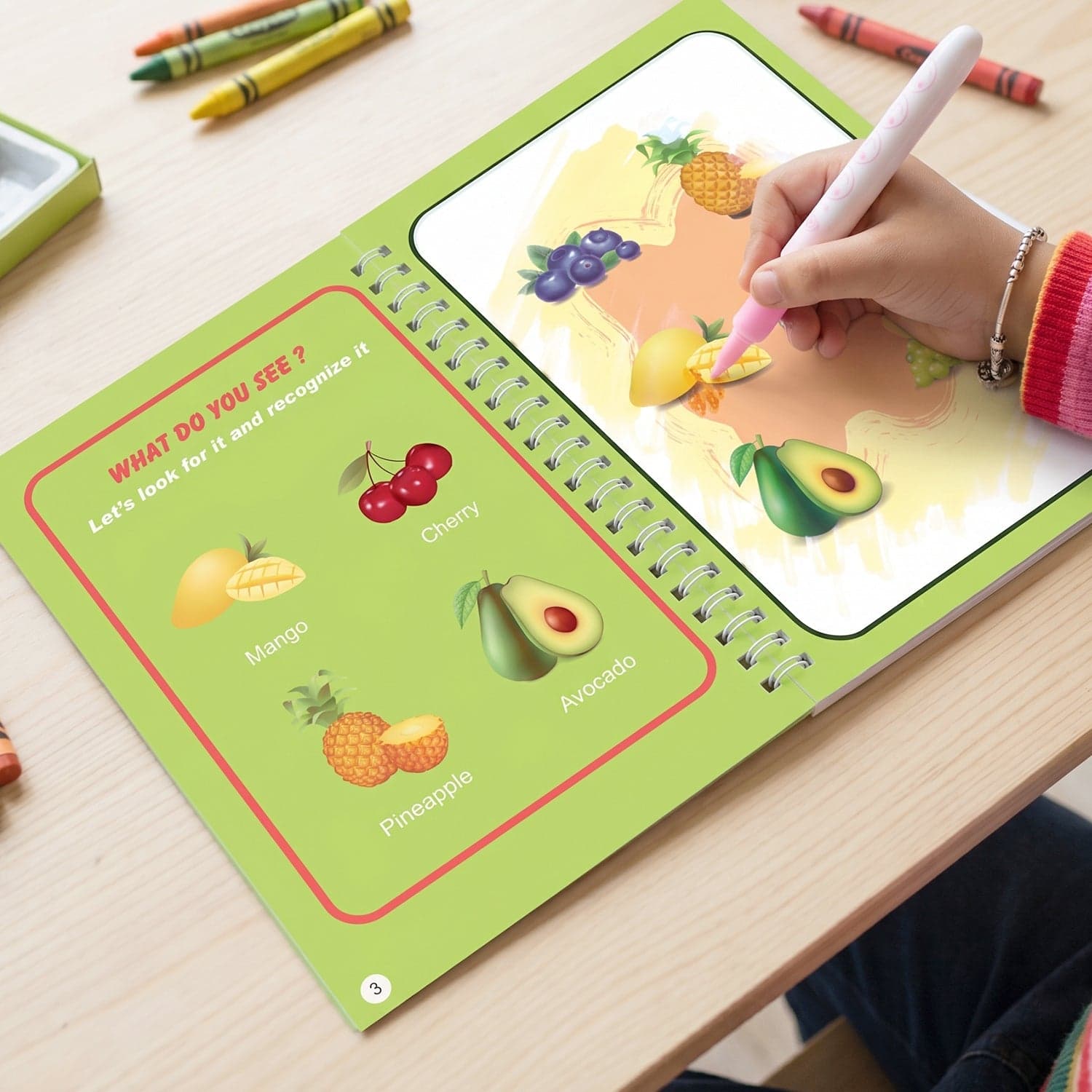 Kids Reusable Water Painting Book Set the Mess-Free Creative Fun thumbnail 8