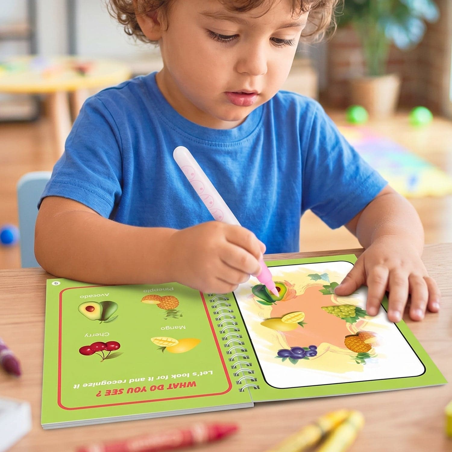 Kids Reusable Water Painting Book Set the Mess-Free Creative Fun thumbnail 9