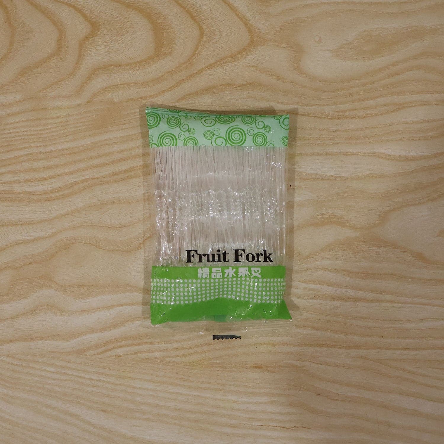 Mini Disposable Plastic Fruit Fork the Elegant Beaded Handle Design thumbnail 7