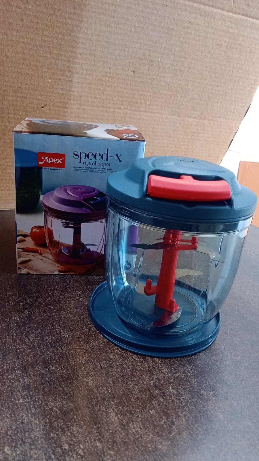 Apex Speed X Hand Powered Vegetable Chopper 1000 Ml thumbnail 6