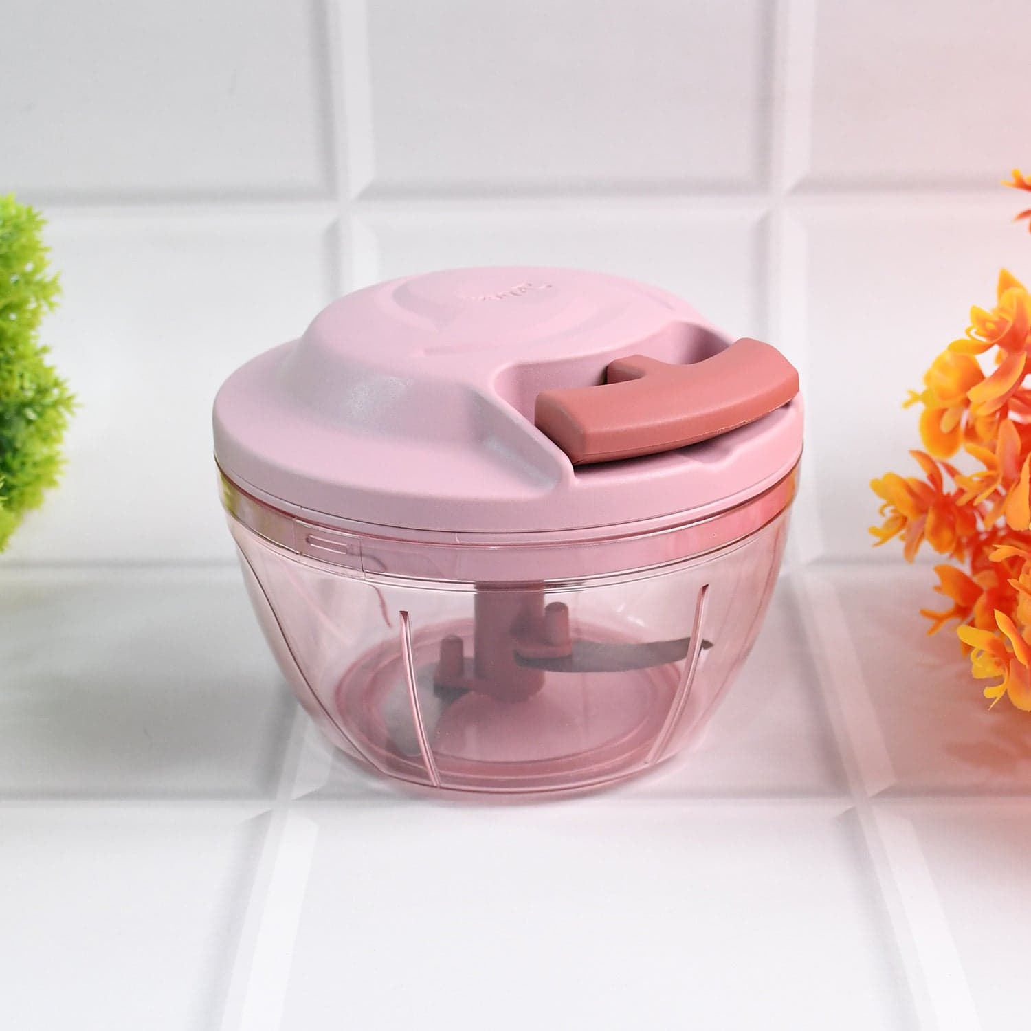 Apex Power-X Triple Stainless Steel Blades and Hand-Pull Vegetable Chopper (500Ml) thumbnail 6