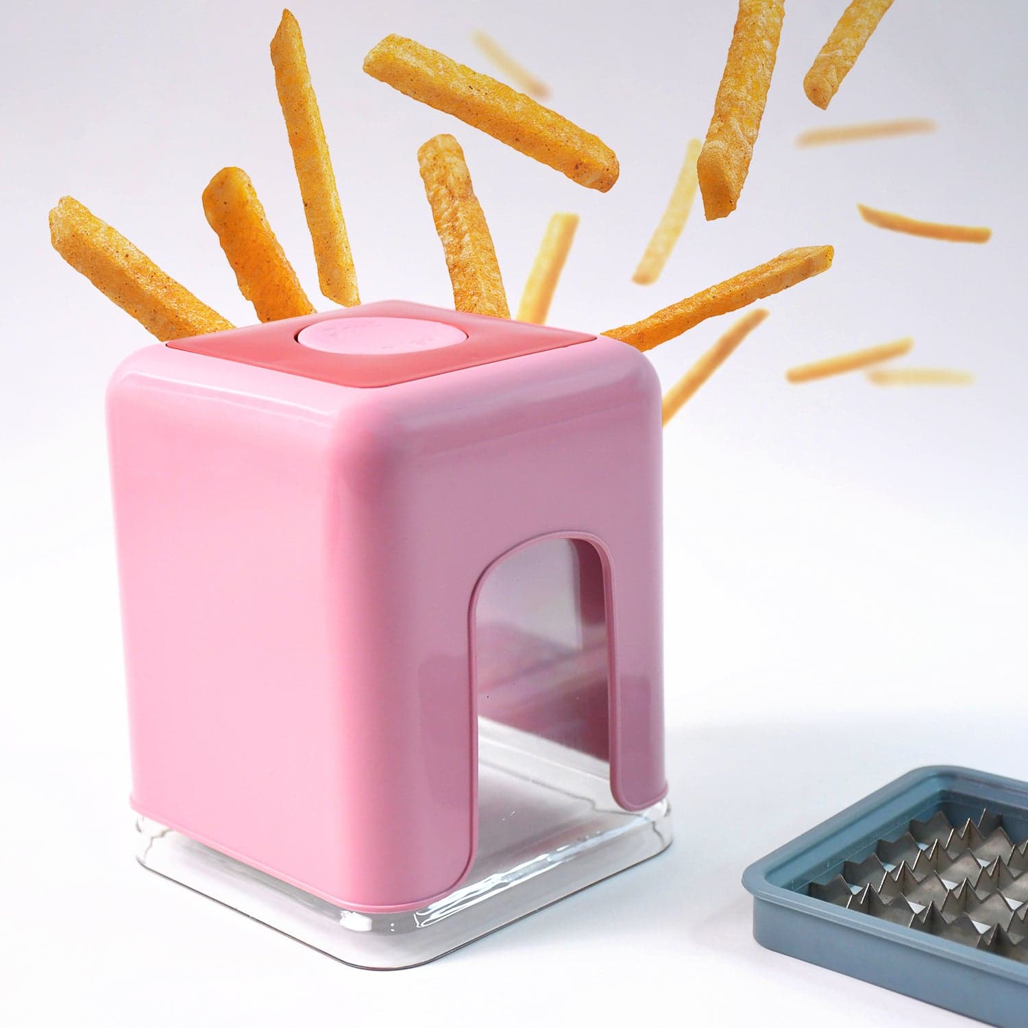 Apex Heavy Duty Potato Chipser & Vegetable Chopper with Dual Blade Set thumbnail 6