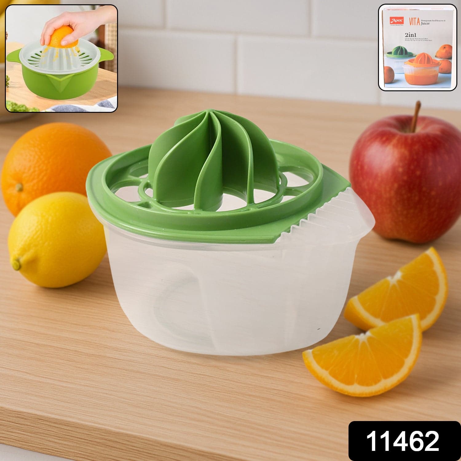 Apex Vita Pomegranate Seed Remover Citrus Juicer (2 IN 1) thumbnail 2