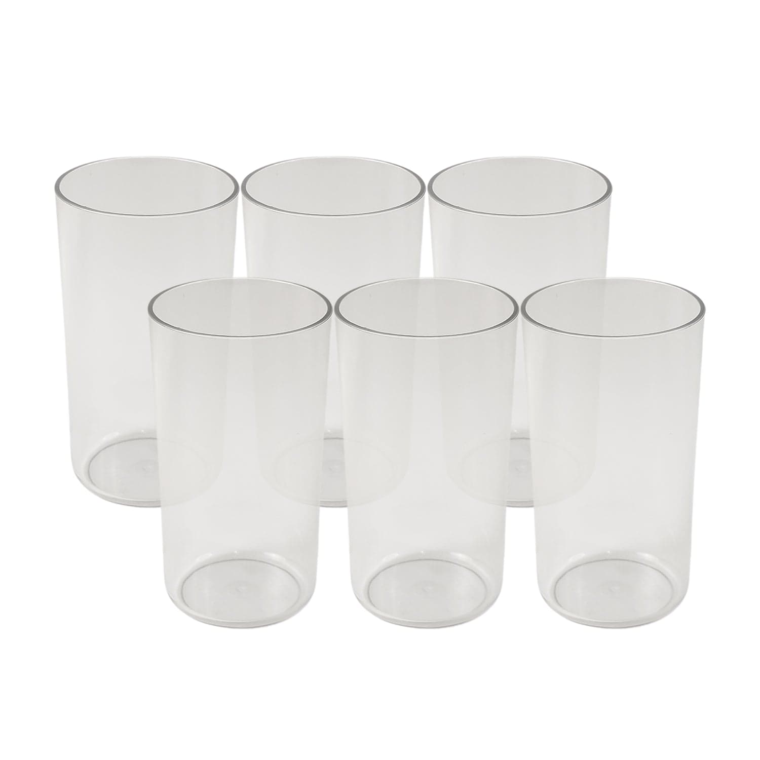 Apex Clear Plastic Tumbler / Glass Set of 6-Piece Unbreakable thumbnail 5