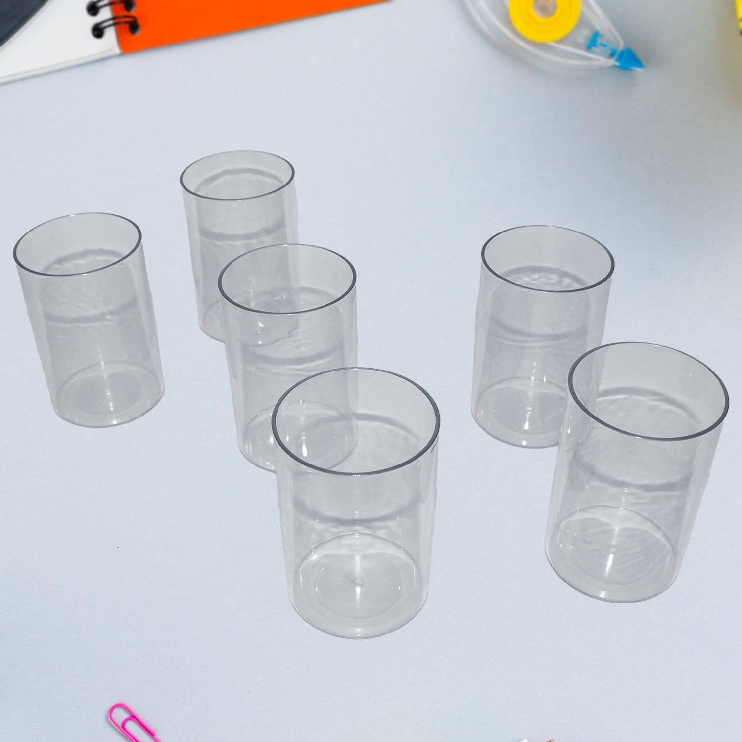 Apex Everyday Plastic Glass Set of 6 Pieces Lightweight & Unbreakable thumbnail 3