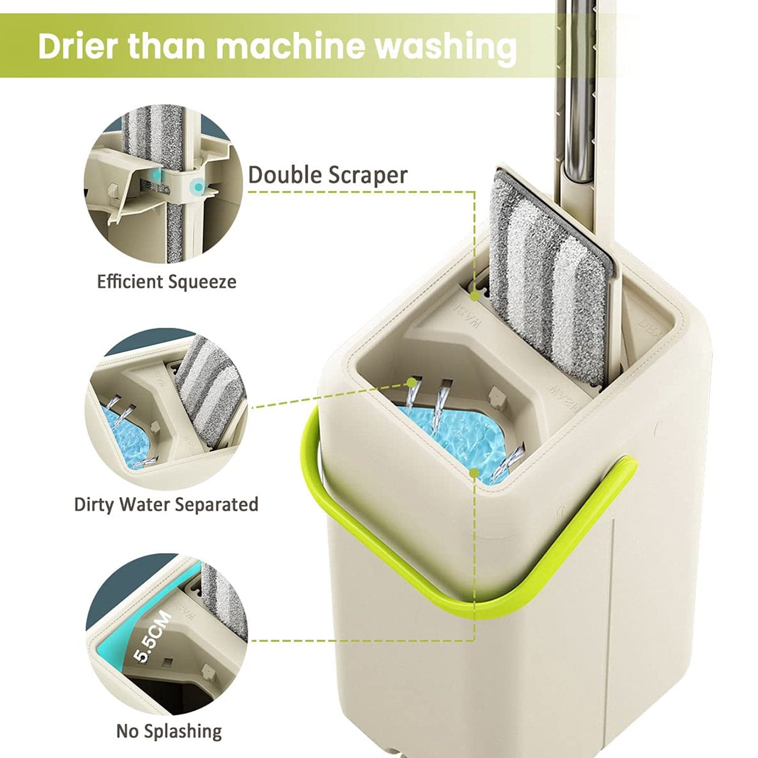 Floor Mop And Bucket Set thumbnail 3